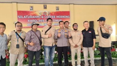 Jalin Sinergitas Polres OKU Timur Gelar Coffee Morning Dengan Jurnalis