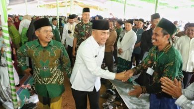 Puluhan Ribu Warga Muba Tumpah Ruah Hadiri Pengajian Satu Abad NU