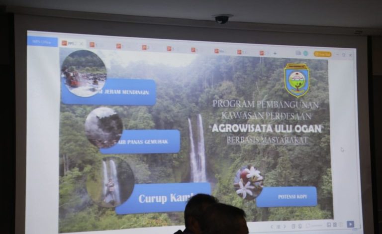 Pemprov Sumsel Dukung Kemandirian Ekonomi Masyarakat Dikawasan Agrowisata OKU