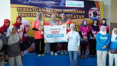 Pertamina dan BSB Berjaya di Nomor Trio dalam Event Fun Games Bowling Sumsel