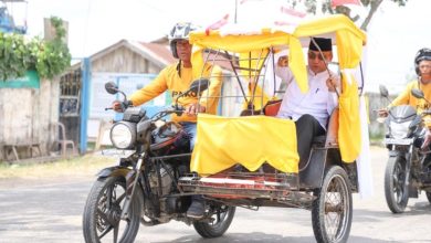 Naik Bentor, Pj Bupati Apriyadi Lantik Pengurus