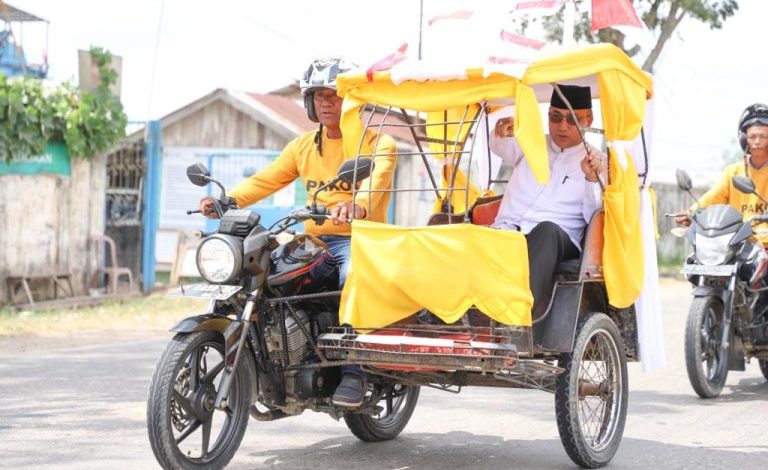 Naik Bentor, Pj Bupati Apriyadi Lantik Pengurus