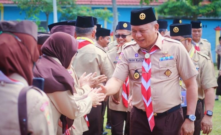 Pj Sekda Muba Buka Lomba Tingkat Regu Penggalang III Kwarcab Muba