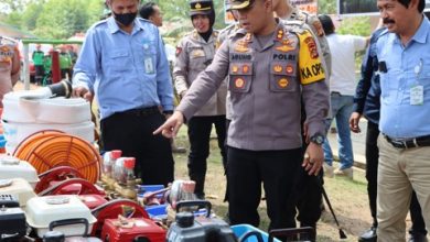 Antisipasi Karhutla Kapolres OKU Timur Cek Kesiapan PT MHP