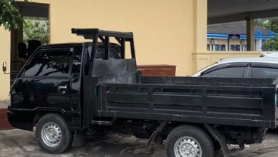 Mobil L300 Hasil Curian dari Palembang Ditemukan Di OKU Timur