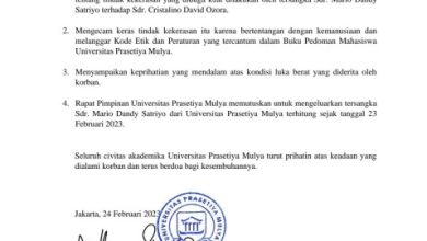 Mario Dandy Satriyo Dikeluarkan dari Universitas Prasetiya Mulya Karena Terlibat Kasus Penganiayaan David