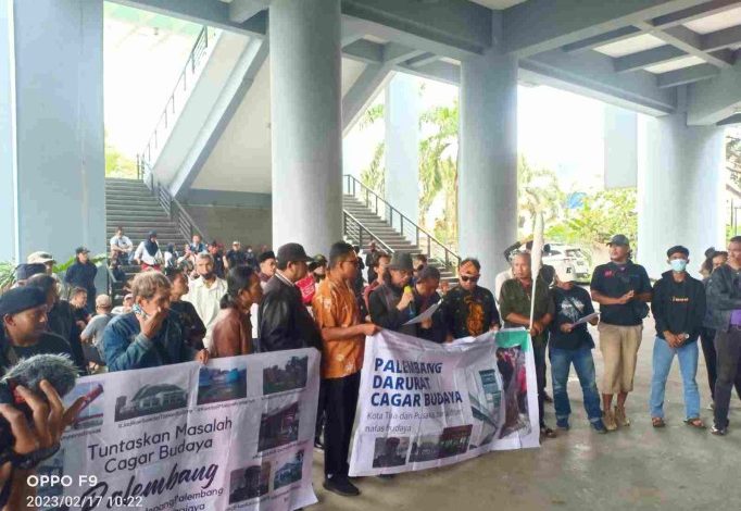 Palembang Darurat Cagar Budaya, Seniman Geruduk Kantor DPRD Kota Palembang