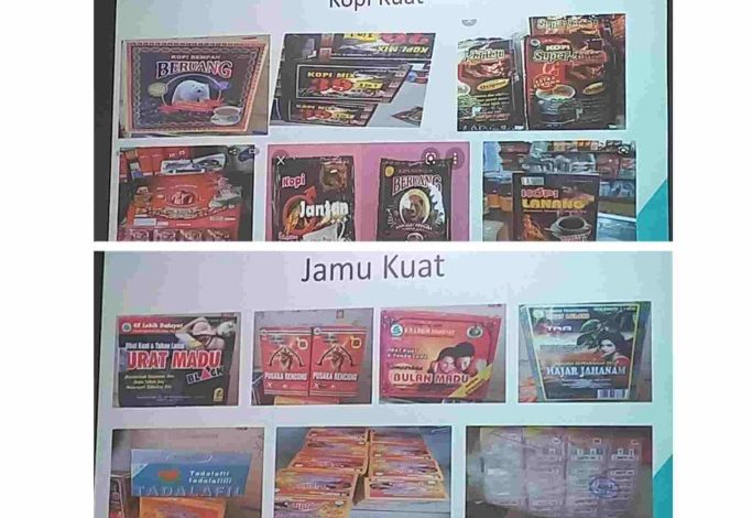 BPOM Menemukan Jamu dan Suplemen  Makanan Mengandung BKO