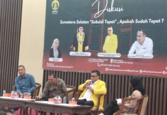 Diskusi Iluni UI Sumsel: “Subsidi Tepat” Apakah Sudah Tepat?