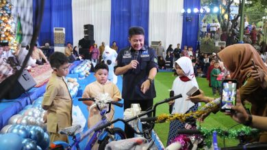 Dipenghujung Ramadhan 1444 H, Herman Deru Berbagi Keceriaan Bersama 1000 Anak Yatim Piatu