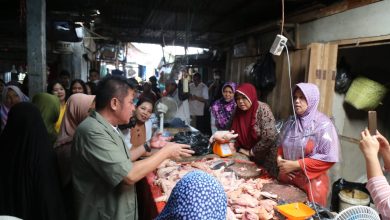 Herman Deru Sanjo Lebaran Lanjut Cek Harga-Posko Serta Kesiapan Masjid untuk Shalat Idul Fitri 1444 Hijriah 