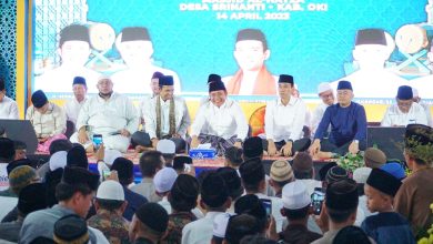 Ribuan Jemaah Hadiri Tabligh Akbar UAS Peringati Nuzulul Qur’an 1444 di Masjid Al- Hayza Pedamaran OKI