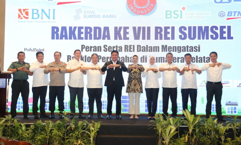 Ketua DPRD Provinsi Sumatera Selatan Hadiri Rakerda REI dalam Upaya Atasi Backlog Perumahan