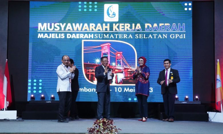 Ketua DPRD Provinsi Sumatera Selatan Mendorong Program Kolaboratif dalam Acara Muskerda GPdI