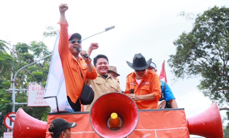 Gubernur Herman Deru Tegaskan Komitmennya Perjuangkan Kesejahteraan para Buruh 