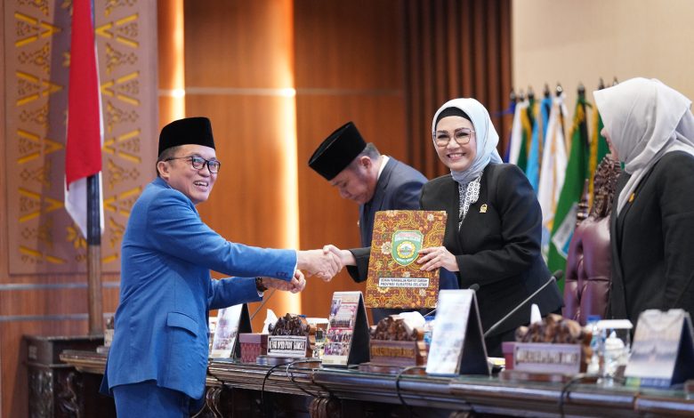 DPRD dan Pemprov Sumsel Setujui Raperda Pertanggungjawaban Pelaksanaan APBD TA 2022