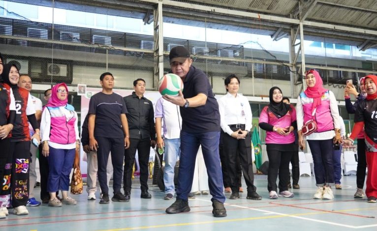 Tournamen Volleyball Perwosi Diharap Mampu Kembangkan Kemampuan Pegiat Olahraga Wanita di Sumsel