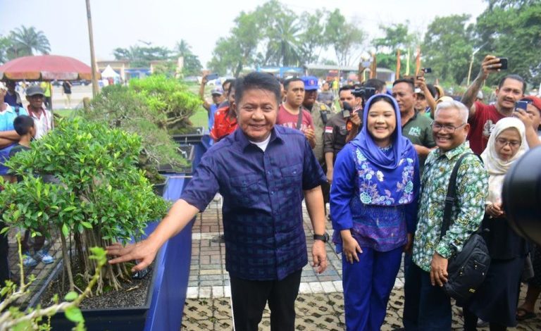 Gubernur Sumsel Buka Langsung Pameran Bonsai Di Martapura