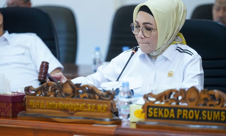 Ketua DPRD Sumsel Pimpin Rapat TAPD Bahas Rancangan APBD 2024