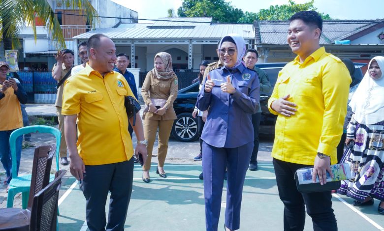 RA Anita Tinjau Pembangunan Infrastruktur di Kabupaten Banyuasin