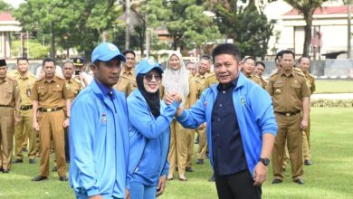 Gubernur Motivasi Semangat 138 Kontingen Pornas Korpri Sumsel yang Akan Berlaga di  Kota Semarang