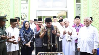 Peresmian Masjid Akbar Desa Pulau Pangung