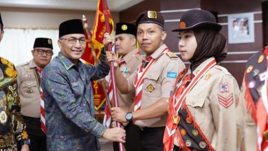 Pj Bupati Apriyadi Berangkatkan 11 Anggota Pramuka ke Korea Selatan