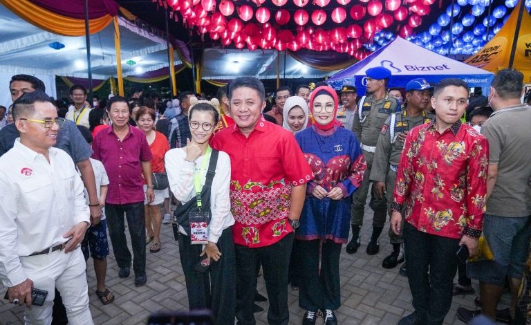 Ketua DPRD Sumsel Hadir di Buka Sriwijaya Lantern Festival 2023: Bukti Keberagaman