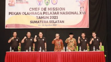 Sekda S.A. Supriono Buka Chef De Mission Meeting POPNAS XVI 2023