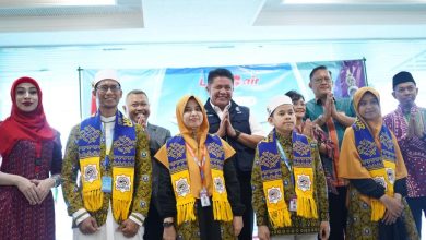 Pelepasan Penerbangan Perdana Rute Internasional Palembang- Madinah