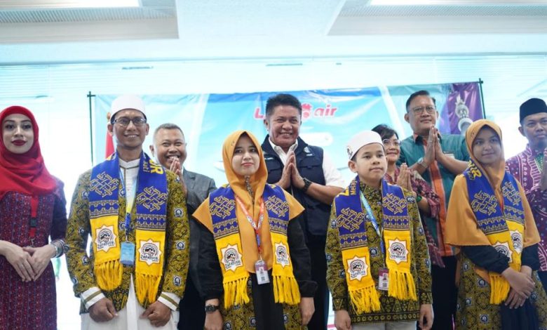 Pelepasan Penerbangan Perdana Rute Internasional Palembang- Madinah