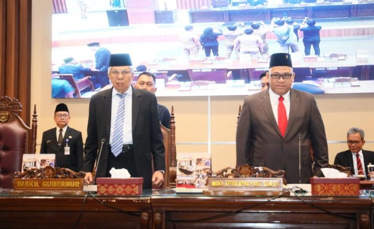 Mawardi Yahya Sampaikan Jawaban Gubernur Terhadap Pandangan Umum Fraksi-fraksi DPRD Sumsel