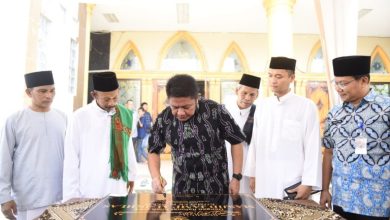 Resmikan Masjid Jami’ Al Ikhlas, Herman Deru Minta Pengurus Isi Kegiatan Masjid Dengan Rumah Tahfidz