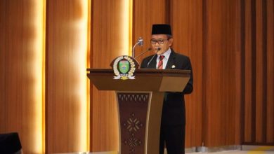 Sekda SA Supriono Hadiri Pelantikan PAW Anggota DPRD Provinsi Sumsel