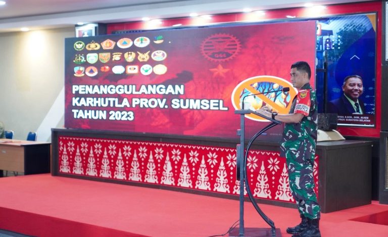 Ketua DPRD Sumsel Ibu Anita Noeringhati Hadir dalam Rapat Koordinasi Karhutla Tahun 2023