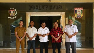 Wakil Ketua DPRD Provinsi Sumsel Kunjungi Kantor DPRD Kabupaten Banyuasin