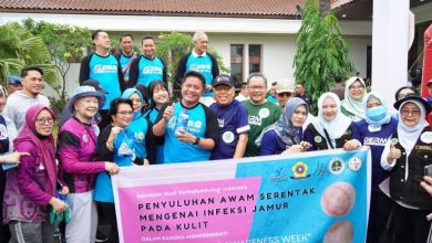 Herman Deru Lepas Ratusan Peserta Fun Bike, Fun Run dan Fun Walk Meriahkan Dies Natalis FK Unsri ke-61