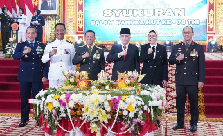 Ketua DPRD Sumsel Ikut Upacara Peringatan HUT ke-78 TNI dan Syukuran