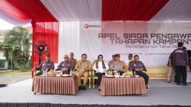 Ketua DPRD Sumsel Hadiri Apel Siaga Pengawasan Kampanye Pemilu 2024