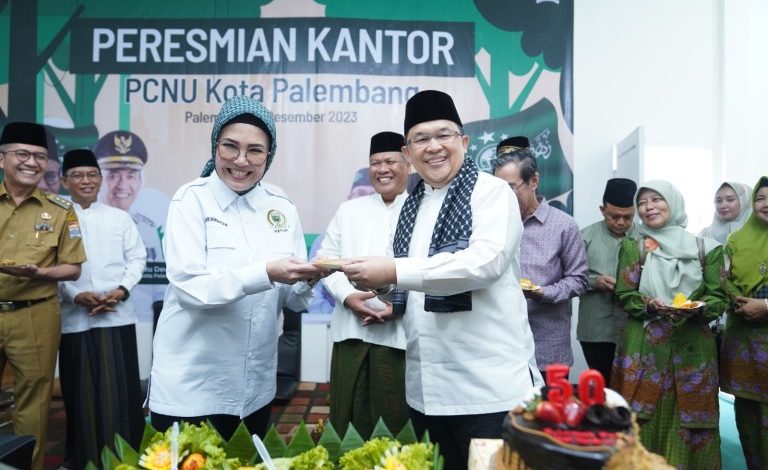 Ketua DPRD Sumsel Hadir Peresmian Kantor PCNU Kota Palembang di Citra Grand City