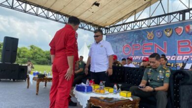 Wakil Ketua DPRD Sumsel Hadiri Pertunjukan JAT TNI AU 2024 di Apton Baseops Lanud SMH