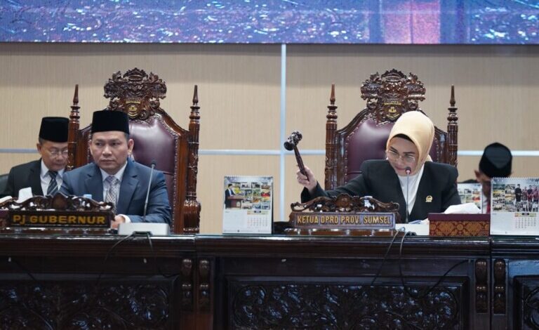 DPRD Provinsi Sumsel dan Pj Gubernur Sepakati Raperda Pertanggungjawaban Pelaksanaan APBD 2023