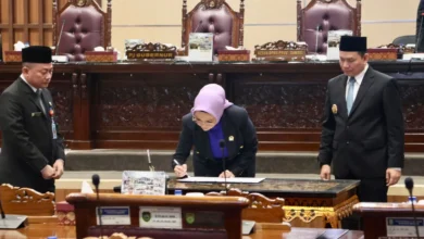 DPRD Sumsel Dengarkan Pendapat Akhir Gubernur Terhadap Raperda Tentang APBD Provinsi Sumsel TA 2025